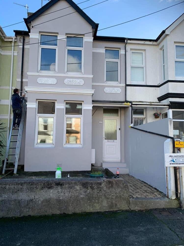 Completed roof replacement project in Tintagel