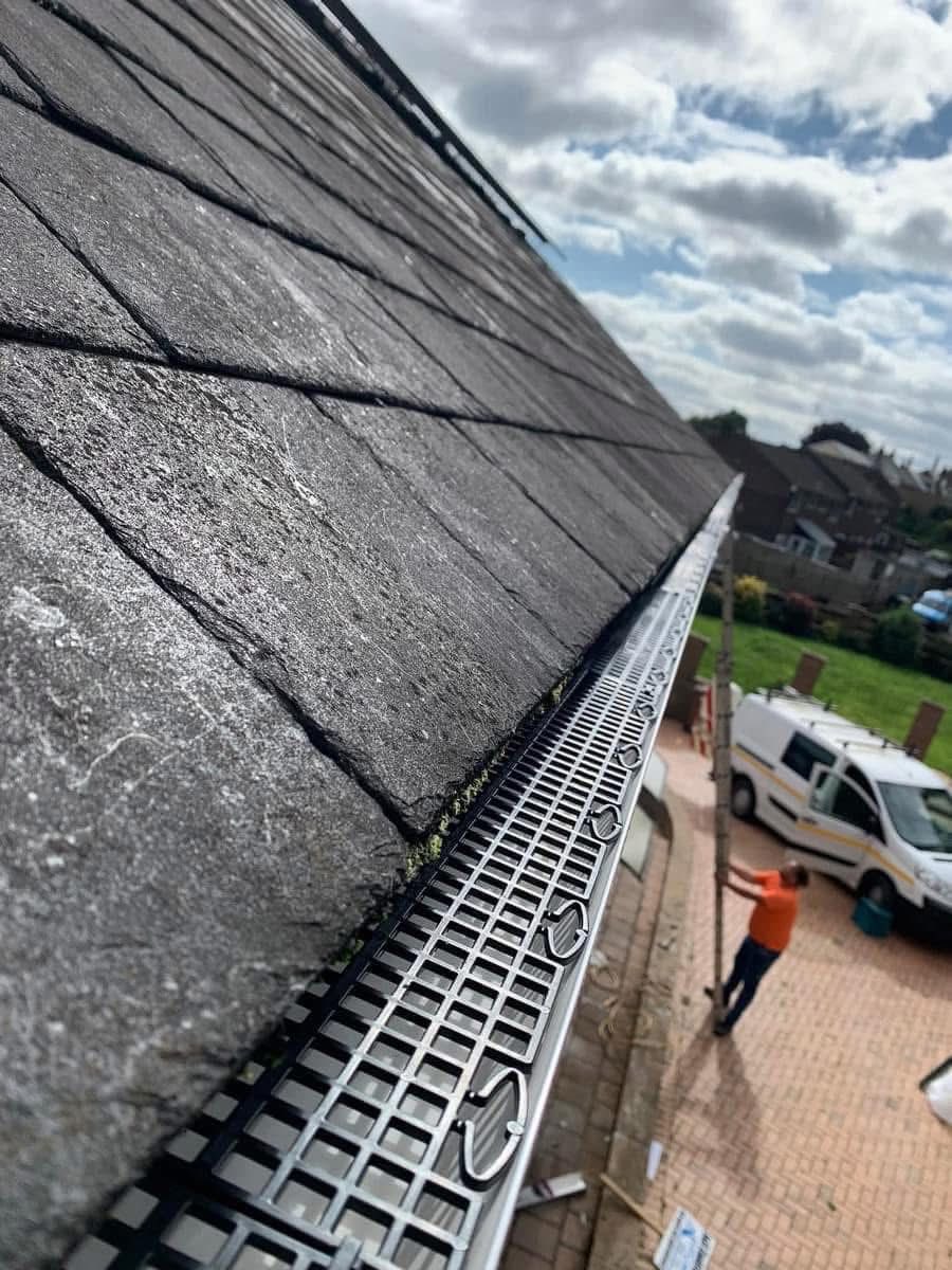 Gutter installation project in Tintagel