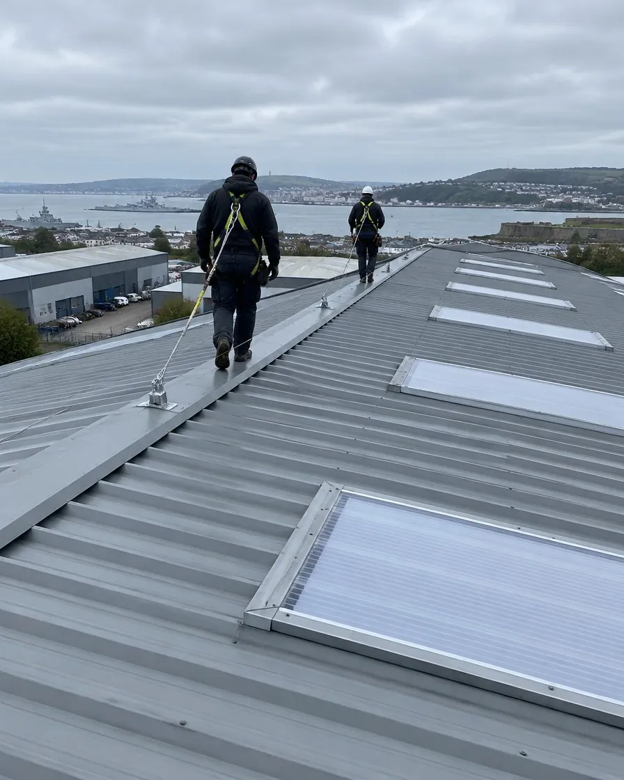 Commercial roofing in Tintagel
